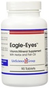 Eagle-Oči, Optimalna vizija Zdravje s 500 mg Omega 3 ribjega olja, Lutein, Zeaksantin, Izvleček borovnic, Vitamini A, C, E, Cink, NAC, Tavrin, 90 tablet