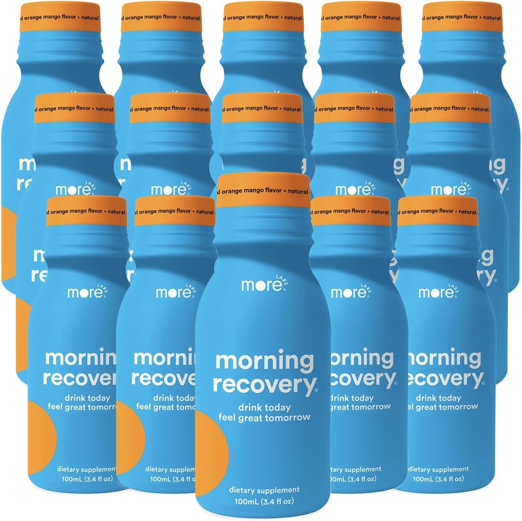 Več Labs Jutranja recovery Orange Mango aroma Elektrolit in mleko Thistle pijača 15 Pack 