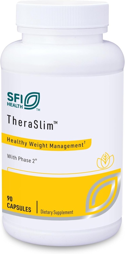Klaire Labs SFI Health Theraslim - 2. faza Carb Controller Formula z belim fižolom Extract za pomoč Blok Starches & Carb Calories (90 kapsul)