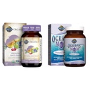 Vrt življenja prednatalni Vitamin Folat Energija & Oceans Mama Prednatalni DHA Jagodno ribje olje Podpora za možgane