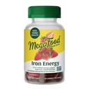Megafood Iron Energy Gumies, Železni dodatek za ženske, moške, najstnike in otroke z vitaminom B12 & B6, Vitamini, iz Izdelovalci krvi Graditelj dodatek, Jagodna aroma, 60 Count