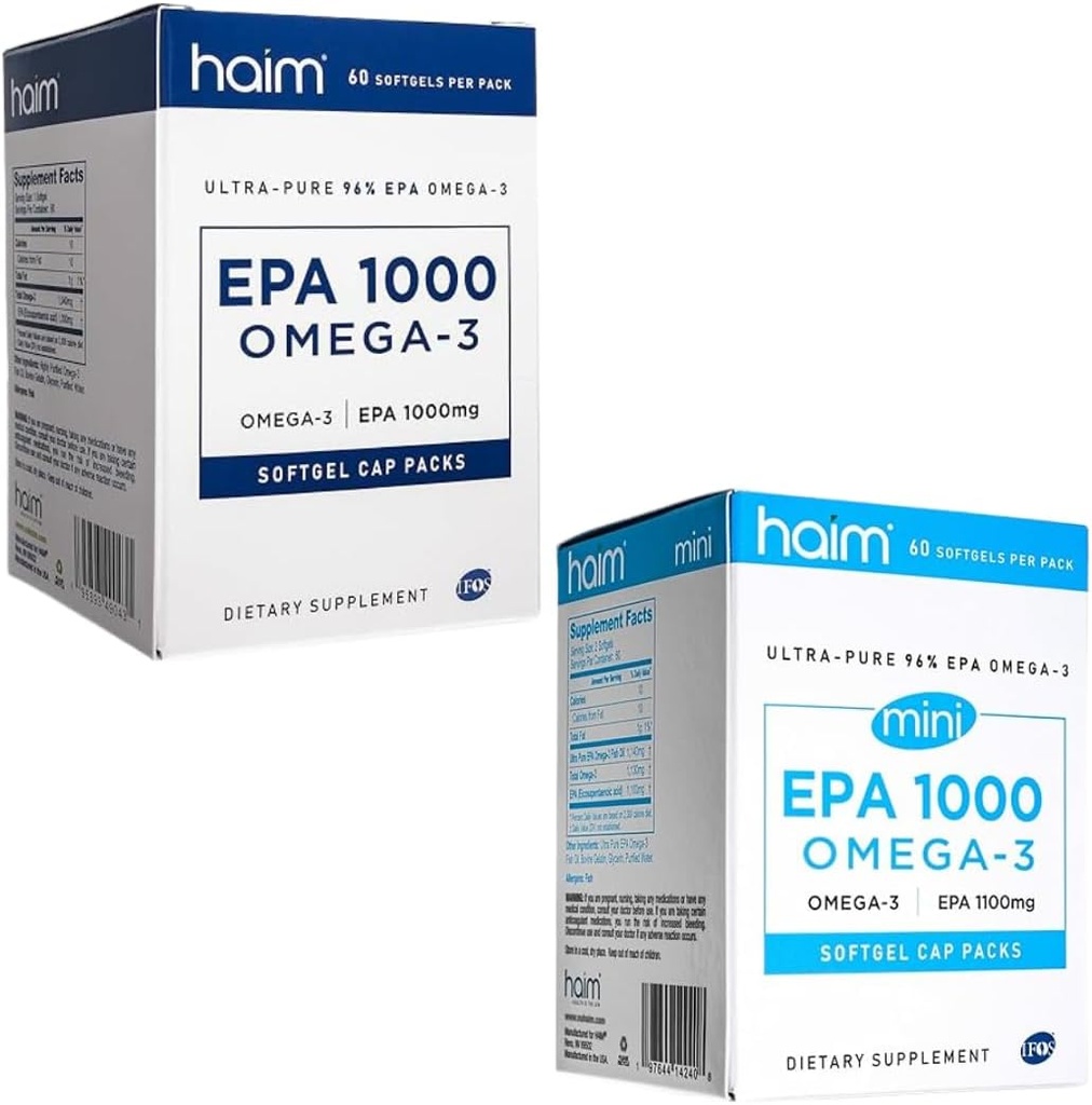 HAIM EPA 1000 Omega-3 in EPA 1000 Omega-3 Mini Softgels
