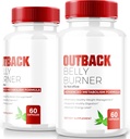 (2 paketa) Outback tablete Belly Burner, Premium ven nazaj Belly Burner Keto kapsule, Vse naravne Keto dodatek za podporo Fitness in telesne cilje, Uradna Outback BellyBurner Mnenja (120 kapsul)