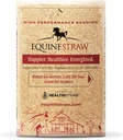 EquineStraw, 3 cu ft (25 lb) Razširi na 10+ cu ft – Pšenična slama Posteljnina za konje, žrebanje in prikolice – brez prahu, alergen-free, Absorbent, Sensitive-Skin Safe – Trajno izvorno