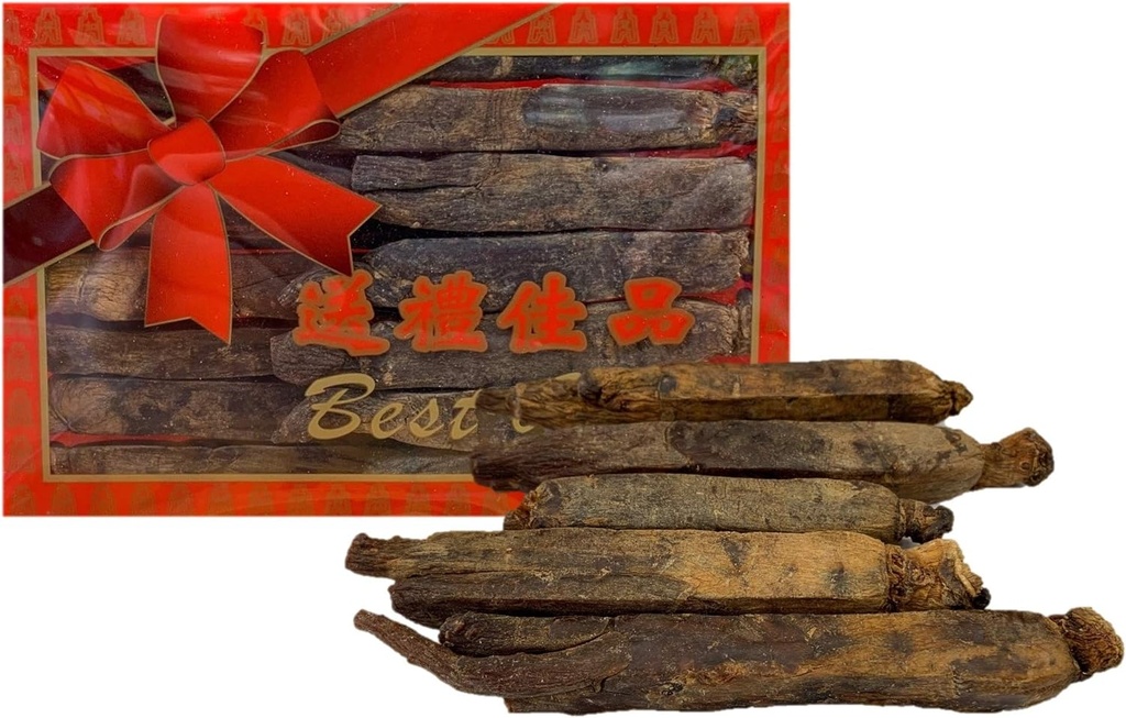 Posušen Panax Red Ginseng Root, 6 Let Premium stopnje (Root 8oz.)