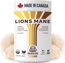 Levi Mane Dopolnilo v prahu Ultra Jakost 10:1 Organic Lions Mane Gobe podpirajo spomin, Kognition, zdravje možganov, 8 Ounces / 226 Sluge