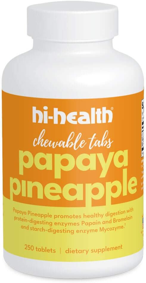 Žvečljivi zavihki Papaya Ananas (250 tablet)