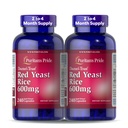 Puritan's Pride Doctors Trust® Red Yast Rice 600mg, prehranska dopolnila, 240 kapsul za hitro sproščanje, 2 pakiranji