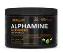 PEScience Alphamine Termogenski Pre Workout, Fat Burner Pre Workout Energy Powder z L-Carnitine, Sour Green Apple, 60 Scoops
