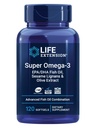 Life Extension Super Omega-3 EPA/DHA s Sezamom Lignans & Olive Extract, 120 Count