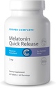 Cooper Complete - hitro sproščanje Melatonin - 3 mg hitro raztapljanje tablete, podpora za spanje dodatek - 60 tablet na steklenico. Pakiranje po 2