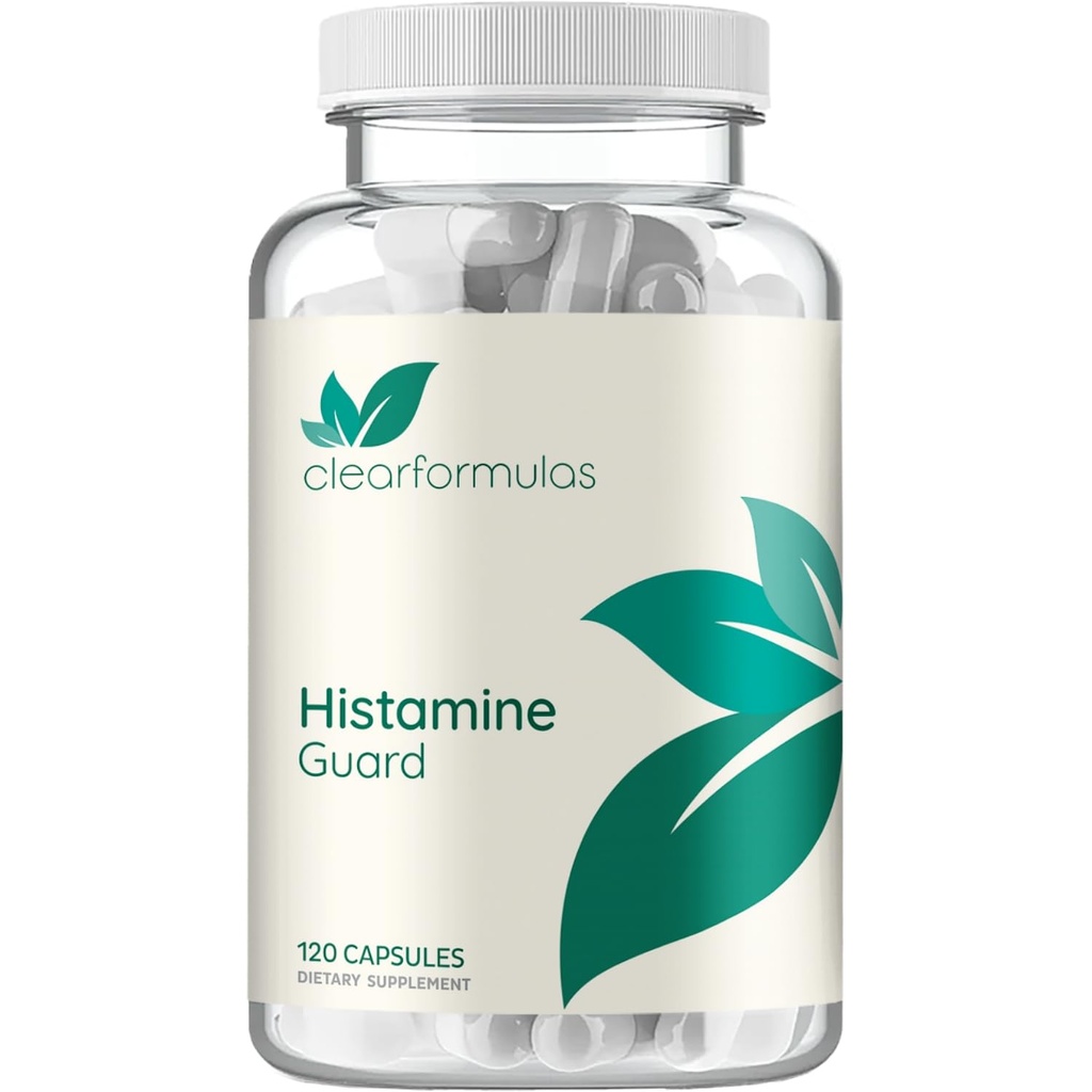 Histamin Guard Imune Support Supplement - Herbal Sinus Respirator in Immuniteta Podpora Histamin Bloker s Sting Nettle Vitamin C Bromelain in Quercetin Complex - Ne-Drowsy (120 kapsul)