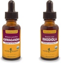 Herb Pharm Ashwagandha & Rhodiola Izvlečki za energijo, Vitalnost, vzdržljivost in Stamina, 1 Oz vsak