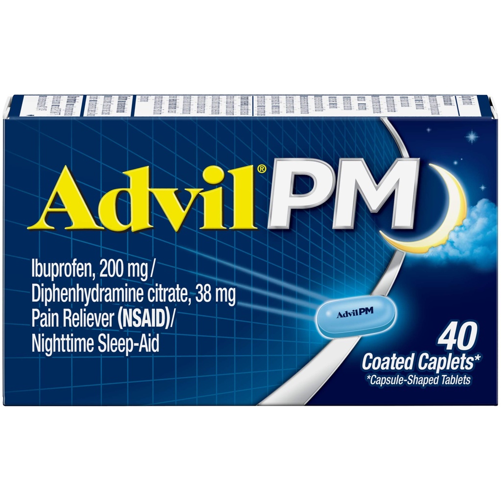 Advil PM 200 mg Obloženi Caplets 40 ea