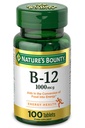 Naravni Bounty Vitamin B12, Podpira energijsko presnovo, 1000 mcg, 100 Štetje,.