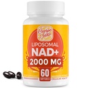 2000 MG NAD dodatek, Liposomna NAD+ z visoko absorpcijo, bolj učinkovito kot nikotinamid ribozid, Pure & Plus povečanje dodatek, Staranje obramba, Presnova & Celularna, 60 mehkih