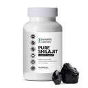 100% Pure Shilajit, Organski himalajski Shilajit za moške in ženske, 85+ Trace Minerali bogati s fulvično kislino Shilajit dodatek za energijo in imunski sistem 1000mg 90 Število
