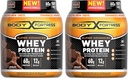 Body Fortress Super Advanced Whey Protein Powder, brez glutena, čokoladna aroma, 2 funta, pakiranje po 2