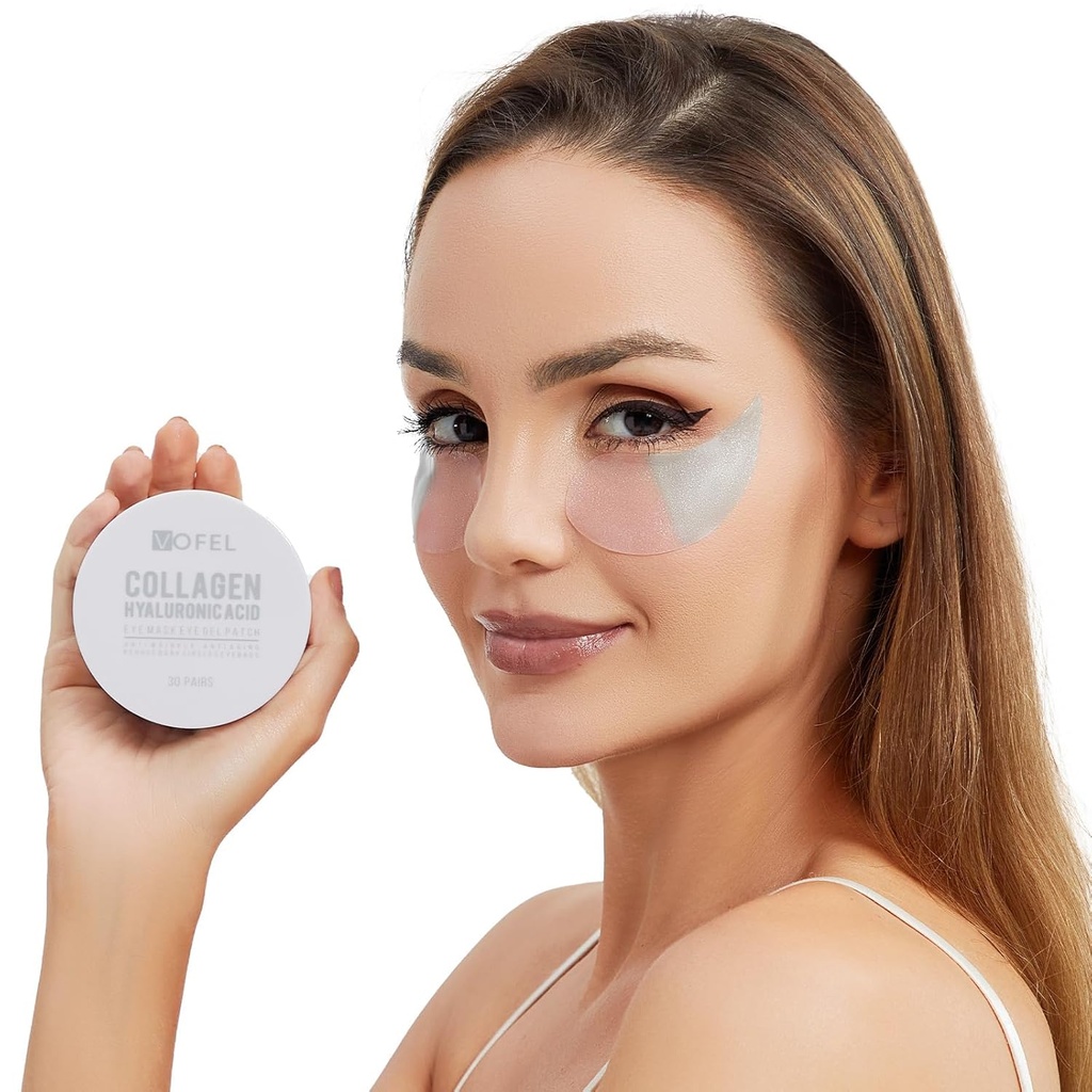 Pod oči obliži za Puffy oči in temni krogi Hydrating oči maska z Collagen oči gel Pads zmanjšati gube zdravljenje kože 30 pari