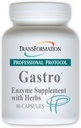 TRANSFORMACIJA GENEZA DOBRE ZDRAVSTVENE GAstro encimske dodatke z zeliščno mešanico in vitaminom E, Formula za lajšanje gastrointestinalne nelagodja, Podpora za lajšanje zgage, 90 kapsul
