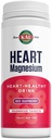 KAL Heart Magnezij Drink Mix, Red Raspberry Magnezij Taurate Powder Heart Health dopolnila za vnetje, Sladkor brez, Vegan, 100 Serving, 15.7 oz