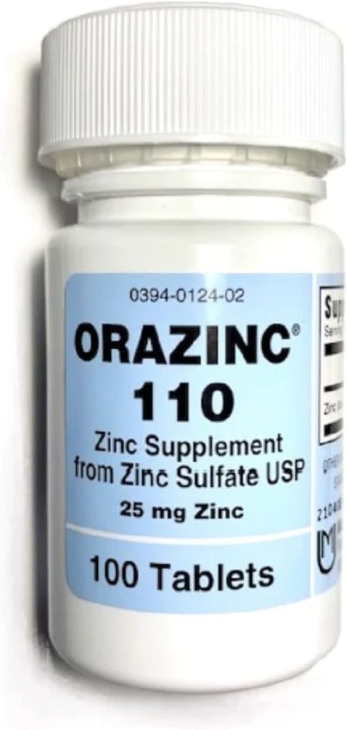Mericon Industries Orazinc 25mg Cinkov dodatek 