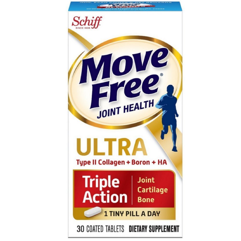 Premakni prosto Ultra z UC-II skupno zdravstveno tableto, 30 Count