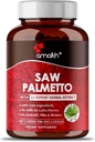 AMALTH Premium Saw Palmetto kapsula- Dodatna moč Oblikovana z Ashwagandha, Tribulus, Ginger, Maca, Sveti Basil in več Podpora naravne prostate, 90 Kapsula