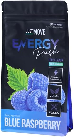 Blue Raspberry Energy Rush - Pred vadbo
