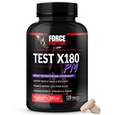 Test faktorja sile X180 PM Testosteron Booster za moške, Čez noč Testosteron dopolnilo za izgradnjo mišic, povečanje moči, in spodbujanje globlje, bolj zdravo spanje in okrevanje, 120 tablete