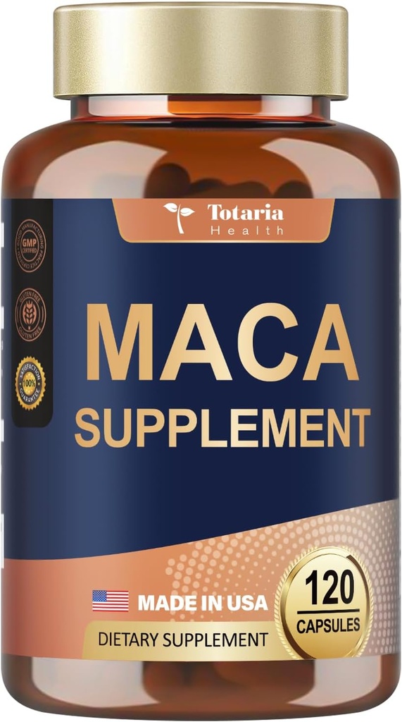 Root Supplement Totaria Maca, 120 veganskih kapsul, 60 dnevna zaloga