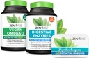 Zenwise zdravje Prebavne encime Vegan Omega in brezplačno potovanje Tin