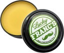 Srečni Franc's Nesproščeni Mustache Wax za moške. Močni Frim Hold Stache Wax za moške Grooming. Vsi naravni voščeni Formula z čebeljim voskom in kokosovim oljem. ZDA Made Mustache Styling Wax 2 Ounces