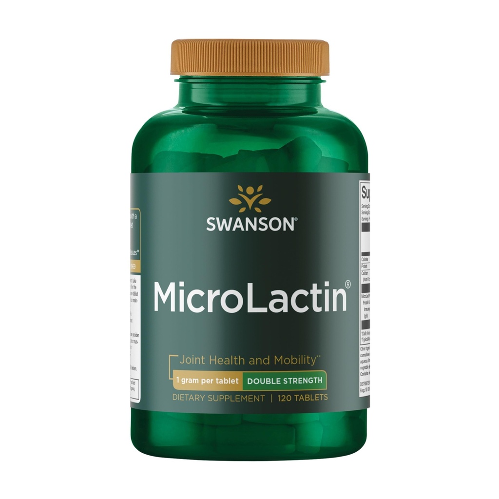 Swanson Microlactin dvojna moč 1000 Milligrams 120 Tabs