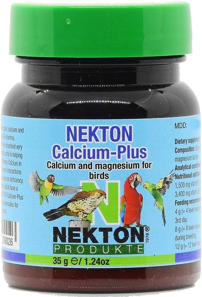 Nekton Calcium Plus - kalcij z magnezijem in vitamini 35g/1.23 oz