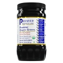 Premier Research Labs Premier Organic Greens - Super Greens Powder, Greens Superfood Powder for Pijače, Green Juice, Nutrition Support, Superzeleni za moške in ženske, Špinača, Alfalfa, Klorella - 10 oz