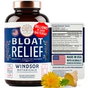 Bloat Relief Probiotic in prebavni encimi - Anti Bloating Turmeric, Fennel, Bromelain IBS dodatek - Detox Razhroščevalne kapsule Plin - Bloating Relief za ženske in moške - 30 Gut Health tablete
