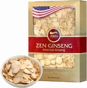 Zen American Wisconsin Ginseng Slices — Izboljšana energija, zmogljivost, & Duševno zdravje za moške in ženske (8oz. Polje)