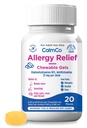 CalmCo Adult Alergy Relief Gummy Bites z difenhidramin - žvečljivi antihistaminik za Sneesing, Runny Nose & Srbeče oči, nočna alergija Medicina za starost 12+, Fantasy sadni okus, 20 Count