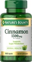 Narava Bounty Cinnamon kapsule, zeliščni dodatek, podpira sladkor Presnova, 1500 mg, 100 kapsul