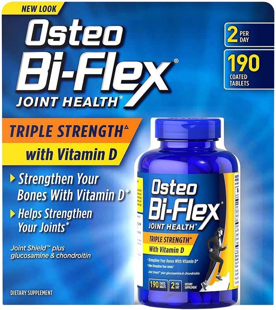 Osteo Bi-Flex Trojna moč z vitaminom D (220 Count)