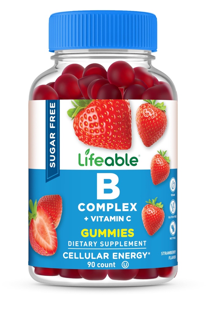 Življenjski sladkor Brez vitamina B Kompleks Gumies 
