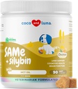 Enako za pse - 90 Soft Chews - S-Adenosyl-L-Metionin, Jetrni dodatek - Zdravje možganov, spodbuja kognitivno podporo, Jetrna podpora (Sam & Silybin Soft Chews)