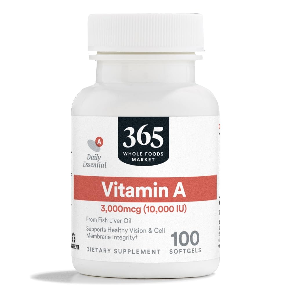 365 po celotnem trgu živil, vitamin A 10.000 i.e., 100 CT
