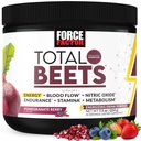 Sila Factor Total Beets Energy Drink Mix, Superfood Beet Root Powder z nitrati za povečanje energije in podporo cirkulacije, pretok krvi, dušikov oksid in Stamina, Heart Health Supplement, 30 Servings
