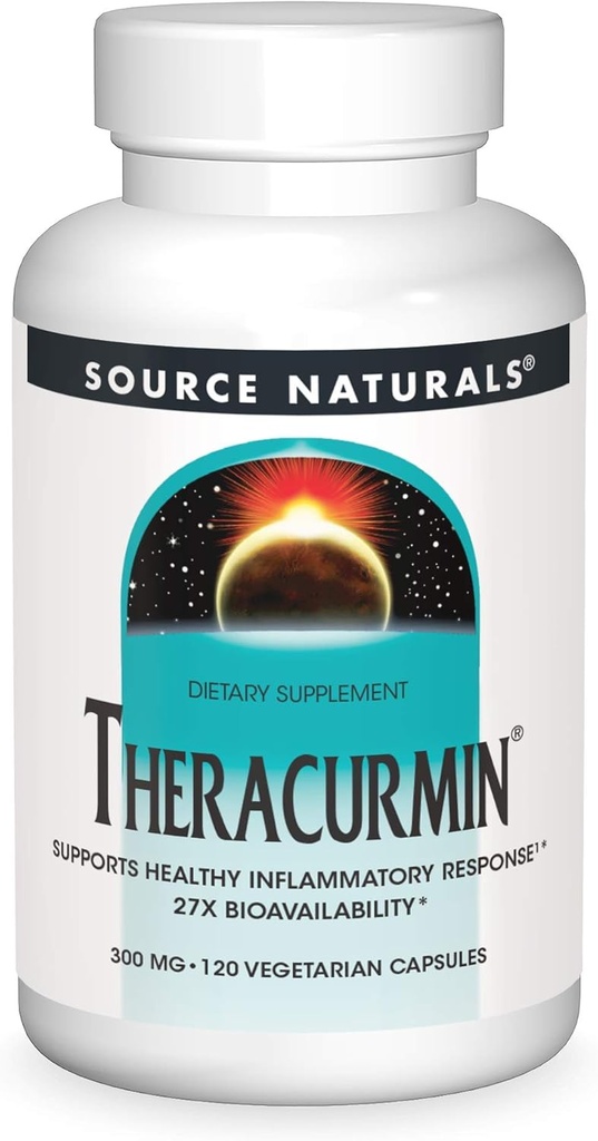 Vir Naturals Theracurmin, podpira zdrav vnetni odziv*, 300 mg - 120 vegetarijanskih kapsul