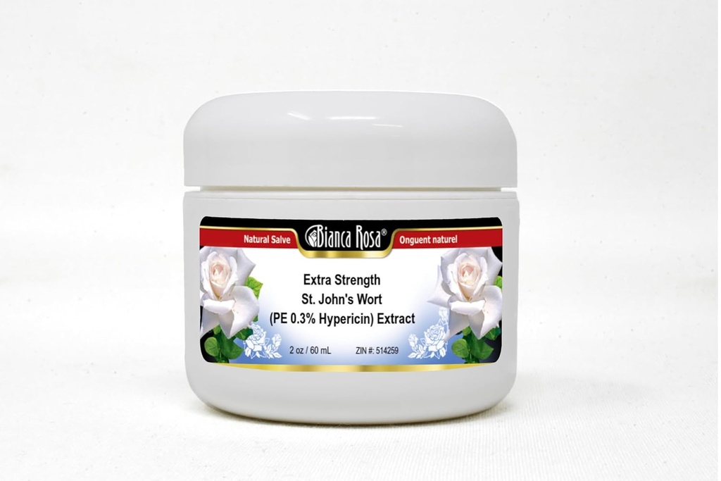 Bianca Rosa Extra Strength St. John's Wort (PE 0,3% Hypericin) Extract - Salve Mazilo (2 oz, ZIN: 514259)