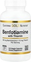 California Gold Nutrition Benfotiamin s tiaminom, 250 mg, 120 Veggie kapsule